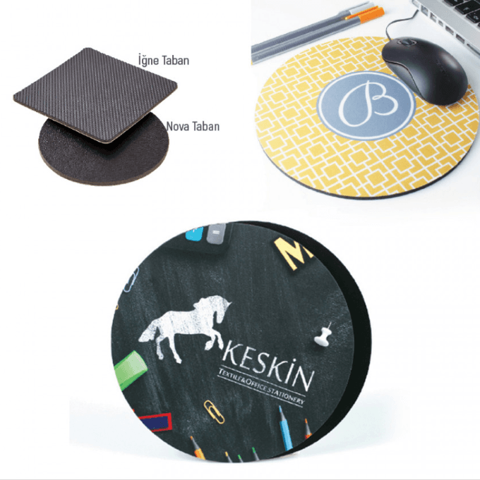 5874 Standart Yuvarlak Mouse Pad