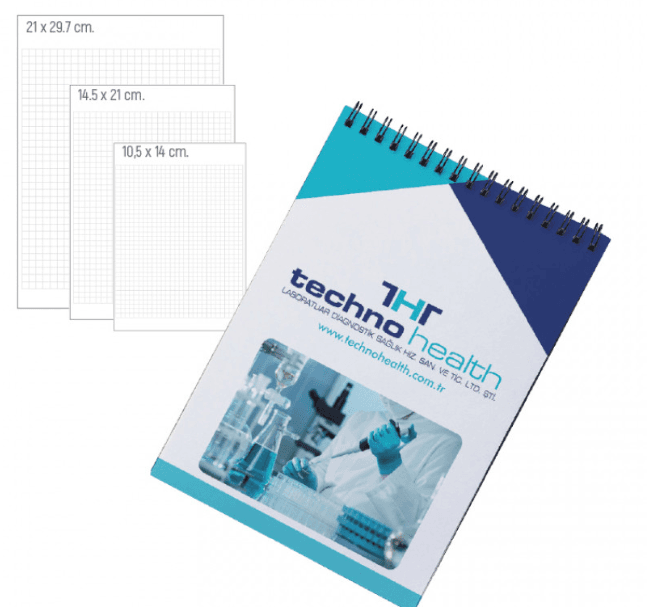 BK-02-1421 Üstten Spiralli Bloknot