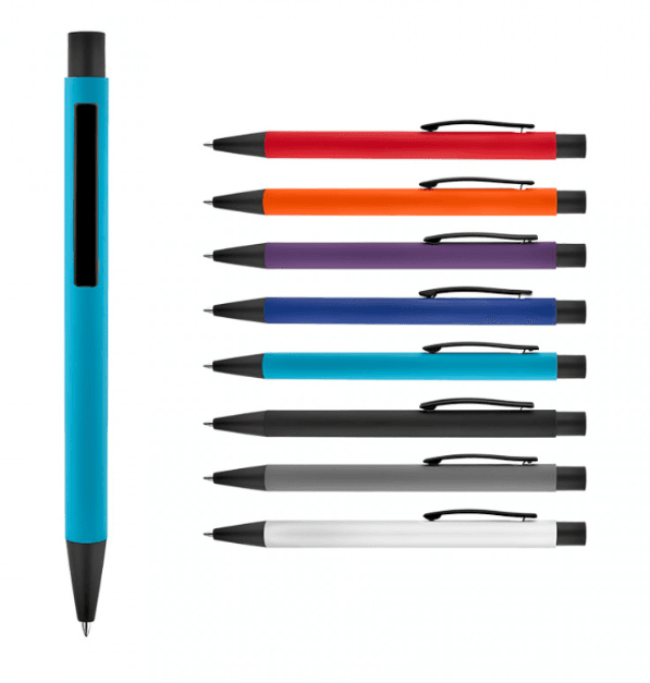 1020 Metal Tükenmez Rubber Gövde Kalem