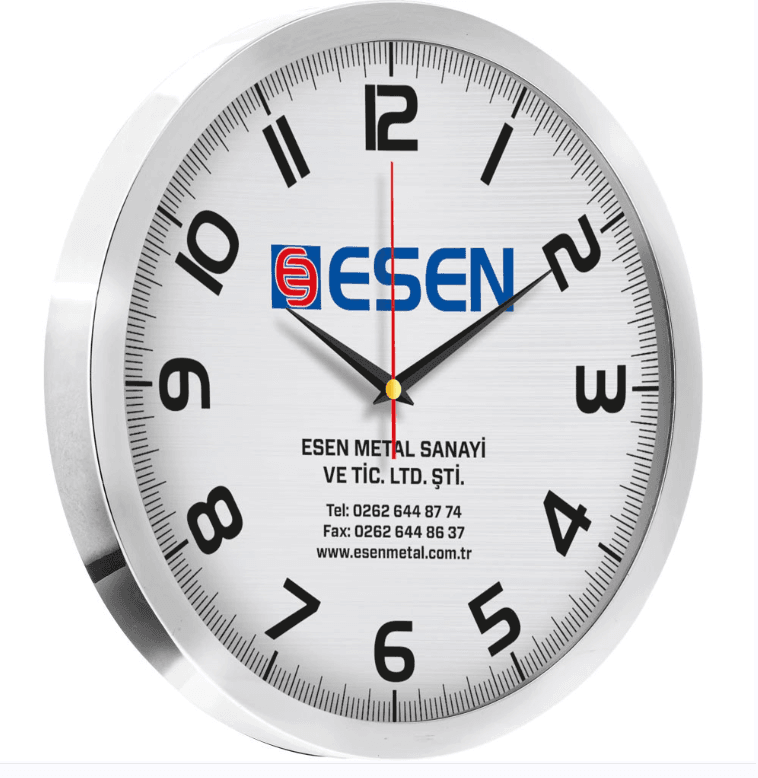 V30-940-B Metal Duvar Saati