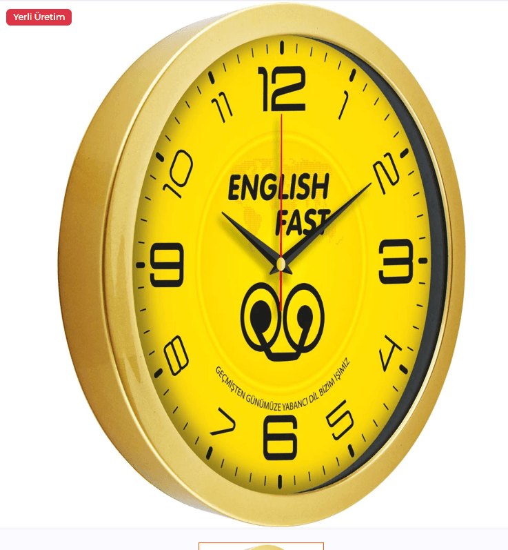 V30-575-A Metalize Duvar Saati