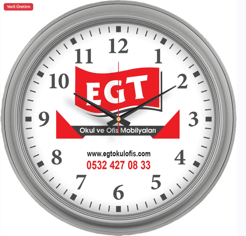 V30-504-F Plastik Duvar Saati
