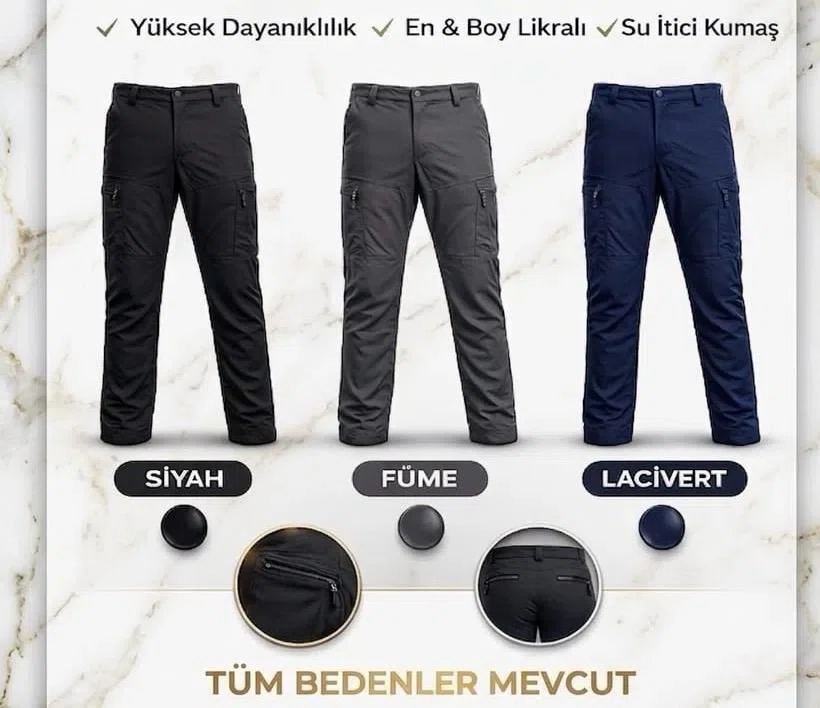 Gabardin İş Pantolon Ürün Seçeneği 09