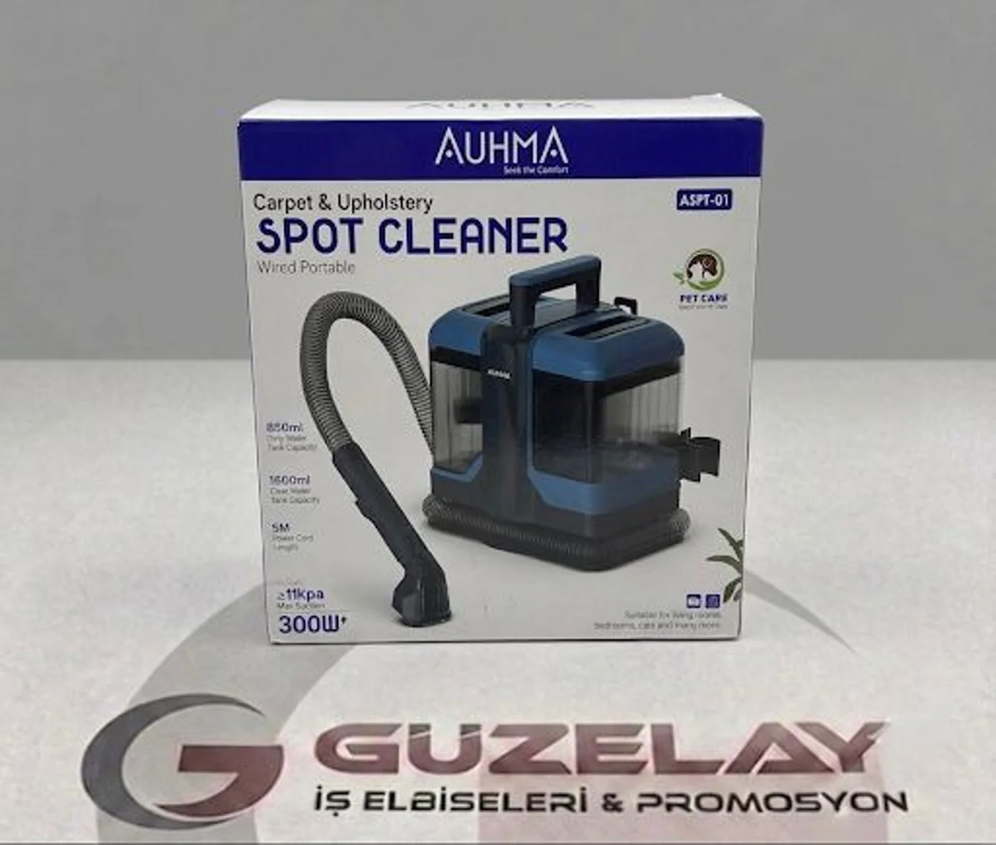 Auhma Aspt 01 300W 11KPA Hali Koltuk Leke Temizleme Makinesi
