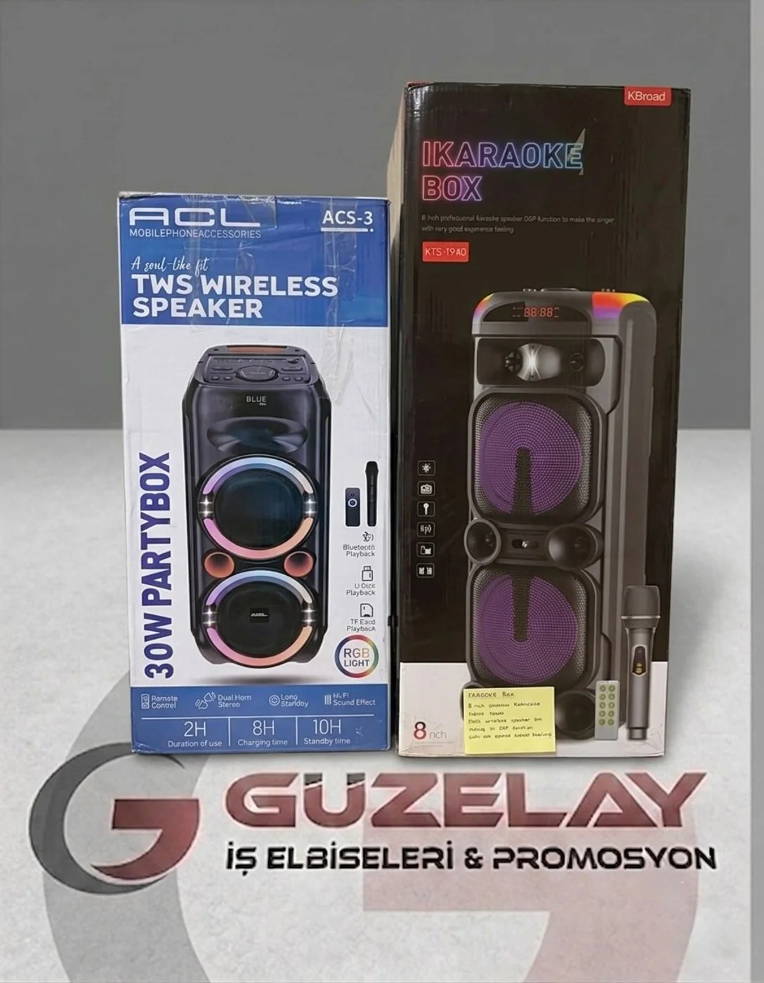Acl ACS3 30W Tws Bluetooth Partybox Ve Karaoke Hoparlör Seti